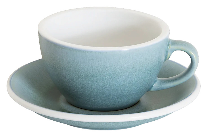 Кофейная пара Loveramics Egg Cappuccino C088-173BGA/193BGA 200 мл, ледник (glacier)