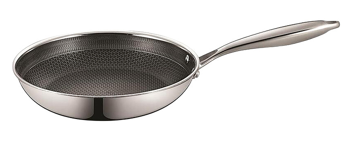 Сковорода P.L. Proff Cuisine New Kitchen Grid 81280252 d 26 см h 5.5 см нержавеющая сталь, индукция