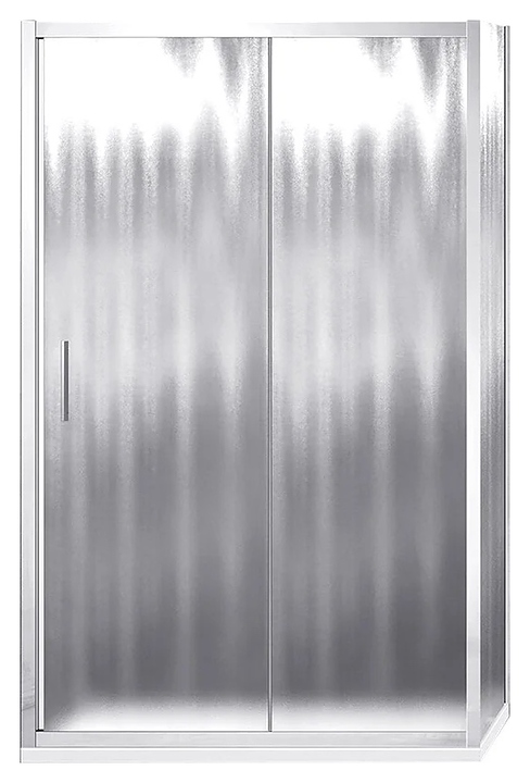 Уголок душевой Vincea Garda VSR-1G1011CH 110х100 см, стекло шиншилла, хром