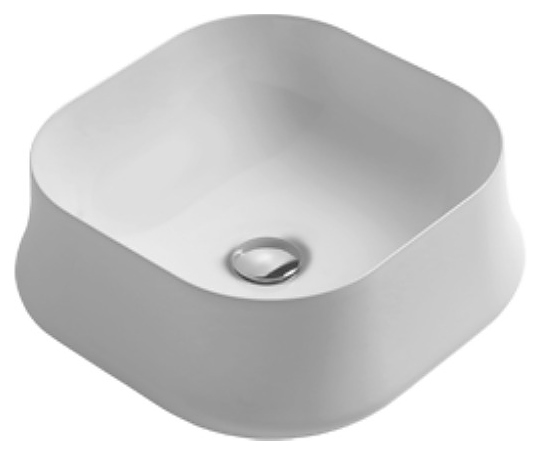 Раковина накладная SIMAS Sharp SH06 navy matt 42х42 см, керамика