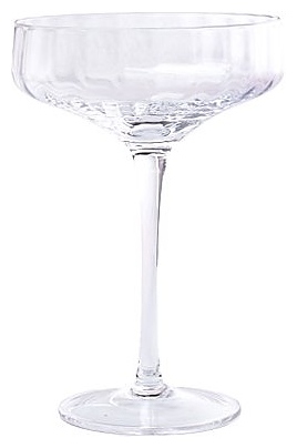 Бокал блюдце для шампанского MGline Infinity 320 мл d=108 мм h=165 мм (хрустальное стекло)