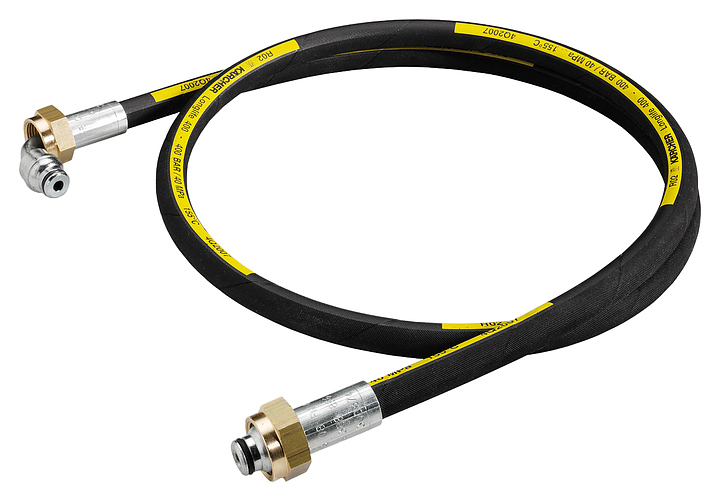 Шланг высокого давления Karcher с угловым отводом, 1х М22х1,5/1хAVS-разъем, DN 8, 400 бар, 1,5 м