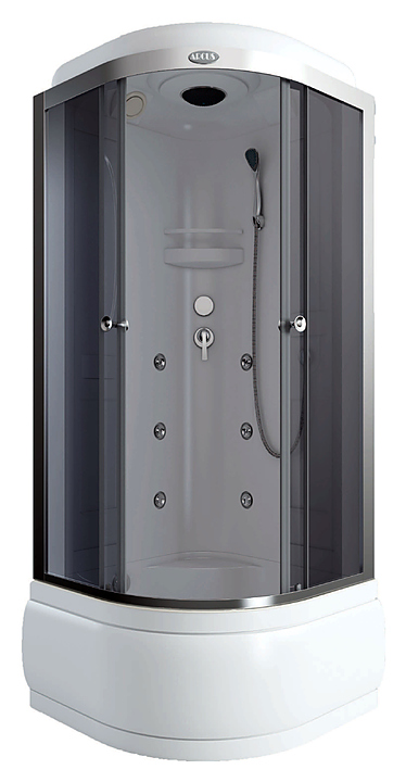 Душевая кабина ARCUS AS-103G 90x90x215 см, высокий поддон, гидромассаж