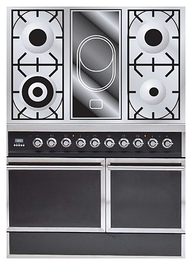 Газовая плита с духовым шкафом ILVE QDC-100V-MP