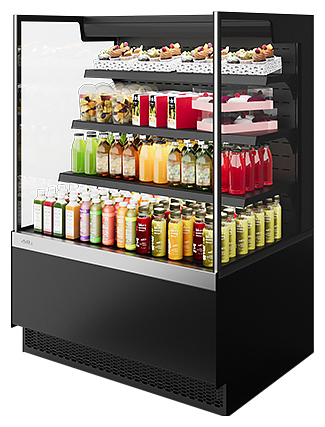 Витрина кондитерская Chilz VETE II KUB OF SQ 60 белый глянец