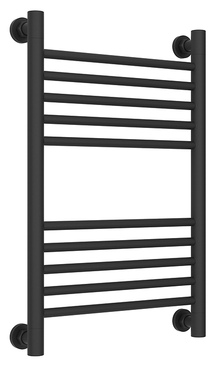 Полотенцесушитель водяной Сунержа Богема+ 60x40 см с прямой перемычкой, темный титан муар