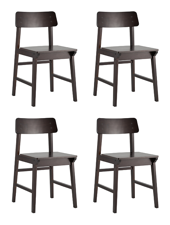 Стул Stool Group ODEN WOOD эспрессо 4 шт.