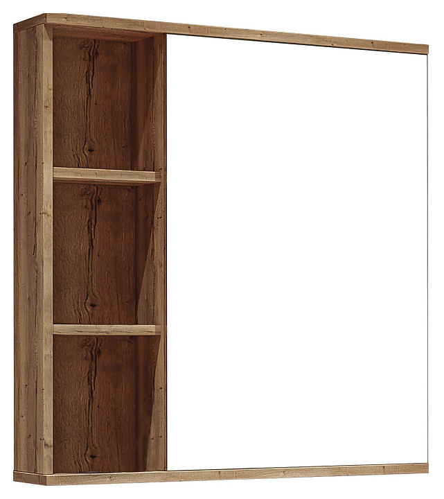 Шкаф зеркальный Grossman ФОРТА 70 дуб галифакс