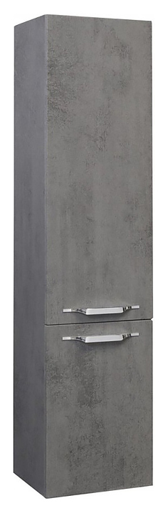 Шкаф-пенал Bellezza Луиджи 35 L левый, серый