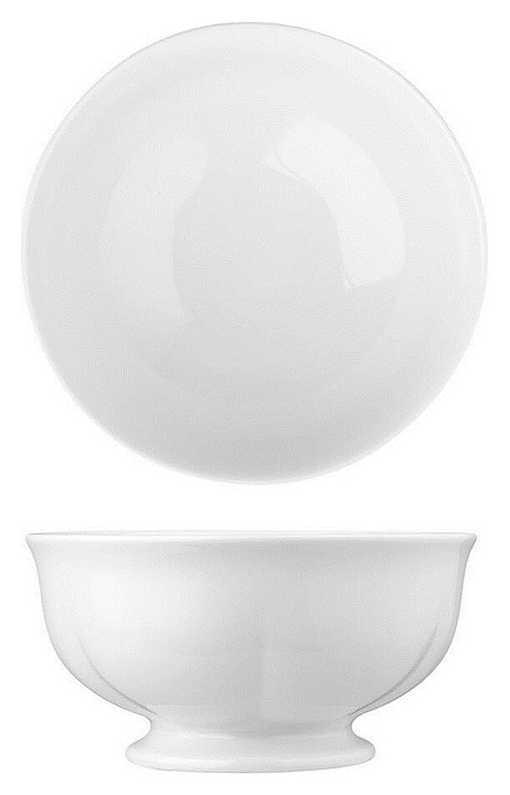 Салатник Noble Bella 401500 620 мл d=15 см h=7,6 см (фарфор) белый