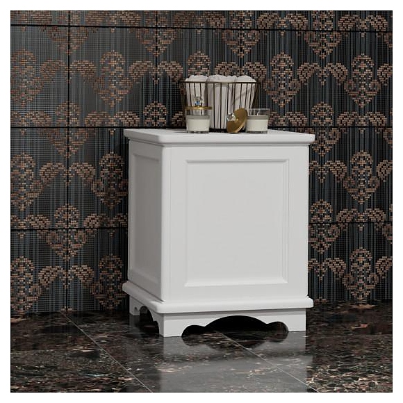 Тумба OPADIRIS Клио 00-00000238, белый матовый