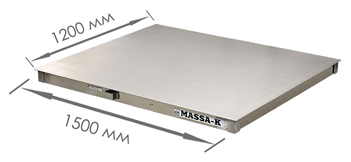 Весы напольные МАССА-К 4D-PM.S-15/12-1000-RP