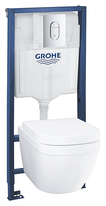 Унитаз подвесной с бачком и инсталляцией Grohe 39536000Gr