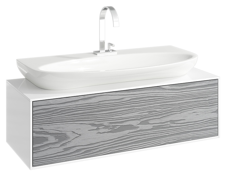 Тумба Aqwella Genesis GEN0110MG 100 см, миллениум серый