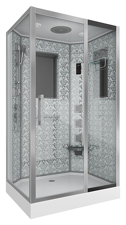 Кабина душевая Niagara NG-7711WR 90x120x215 см, правая