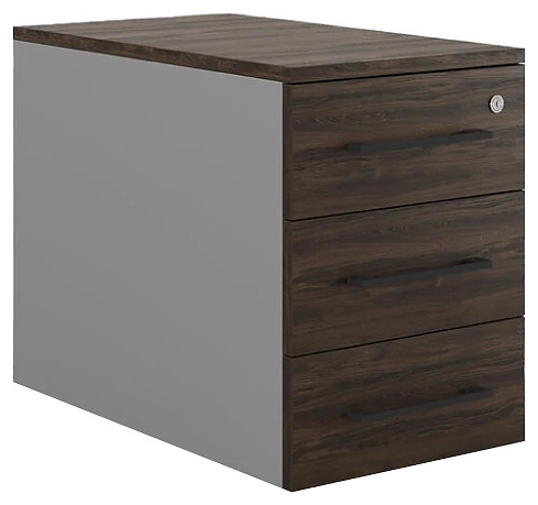 Тумба приставная КОБОР TS3-40/70 aluminum/charlston