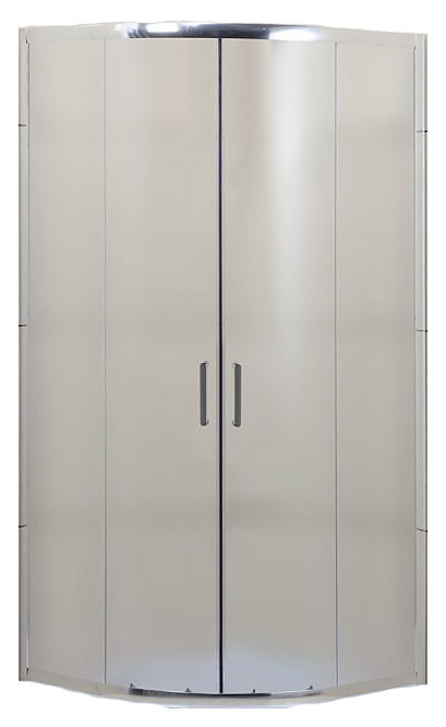 Уголок душевой BelBagno UNO-195-R-2-95-P-Cr 95x95x195 см, матовое стекло