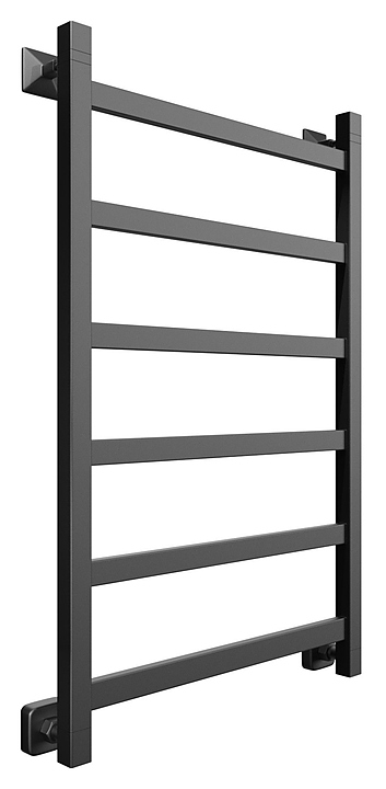 Полотенцесушитель водяной Двин 4656754417081 J Plaza 80/50 К3, чёрный матовый