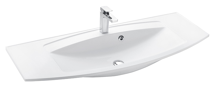 Раковина AQUATON Милан М 120 1A70663KML010 120х46 см, литьевой мрамор