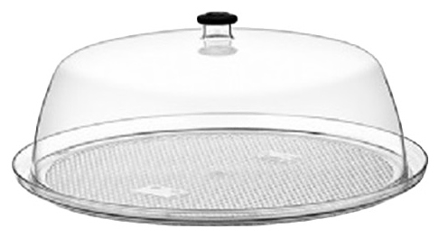 Крышка для подноса Gastroplast GF-14 d=35 см h=13 см (поликарбонат) прозрачная