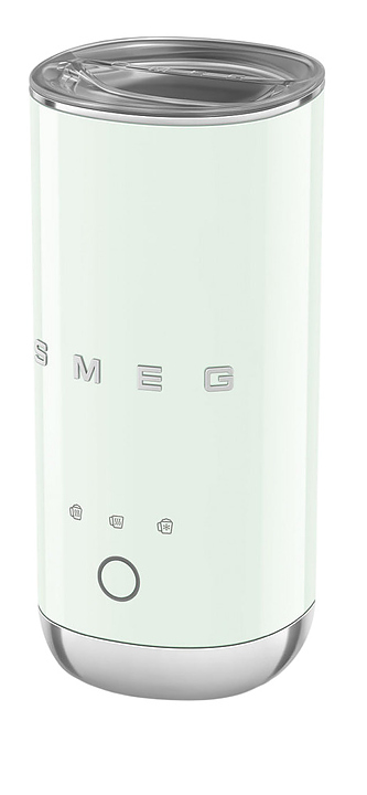 Вспениватель молока SMEG MFF02PGEU 500 Вт 180 мл пастельный зелёный, глянцевый