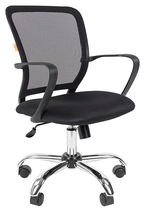 Кресло офисное Chairman 698 CHROME, черное