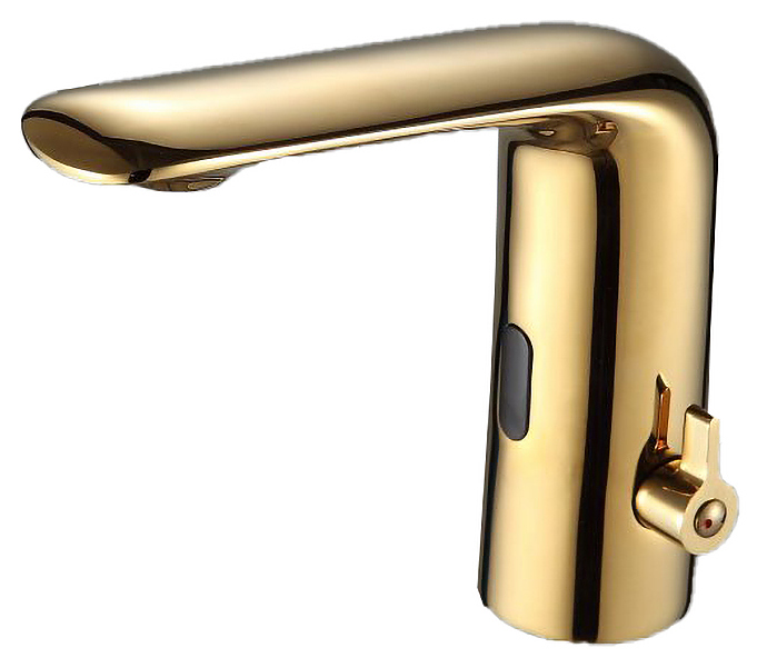 Смеситель для раковины CEZARES VAGUE-ELS-03-W0 электронный, золотой