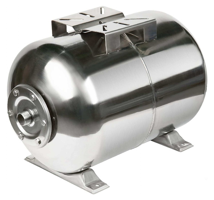 Гидроаккумулятор Unipump 50 л (нерж.) горизонтальный