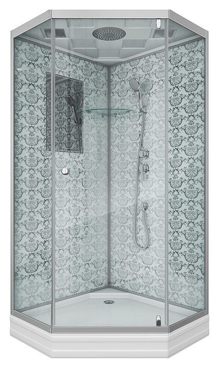 Кабина душевая Niagara NG-7701DW 90х90х210 см