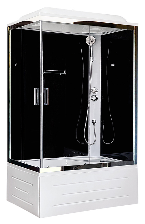 Душевая кабина Royal Bath RB8100BP5-BT-CH-R правая 100х80 см