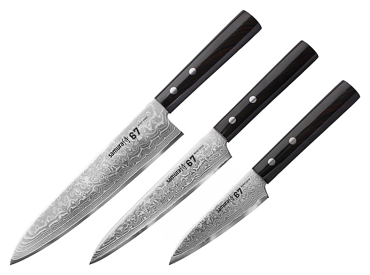 Набор кухонных ножей Samura Damascus 67 SD67-0220/K