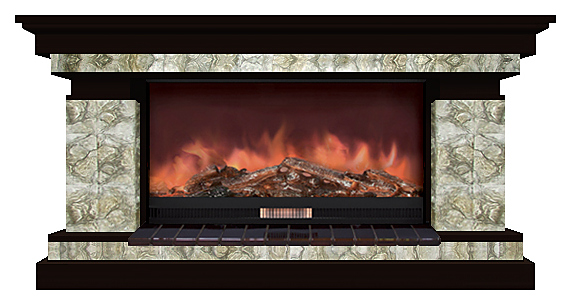 Камин Glenrich Брайтон P 86 Карелия венге