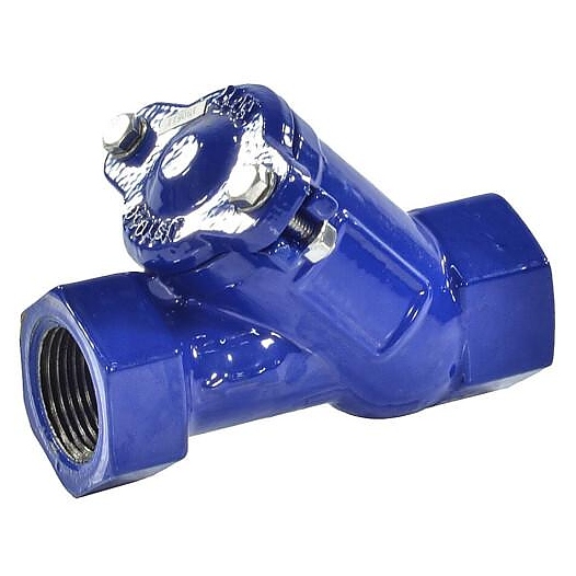 Клапан обратный Zetkama шаровой 401D Ду 50 Ру16 Тмакс=70 оС ВР 2