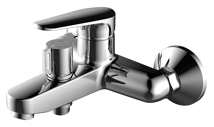 Смеситель для ванны и душа VODA Splash SPL54 без аксессуаров