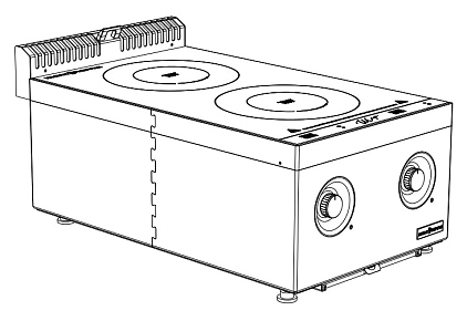 Плита индукционная Новая Энергия ICG7-2 Соль