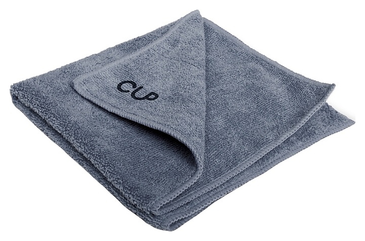 Салфетка для поверхностей CUP 310х310 мм (микрофибра) серая (с уценкой)