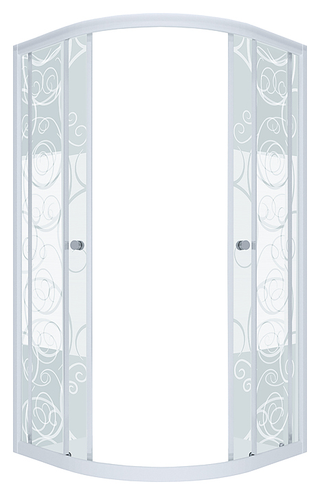 Уголок душевой Triton Узоры 100*100