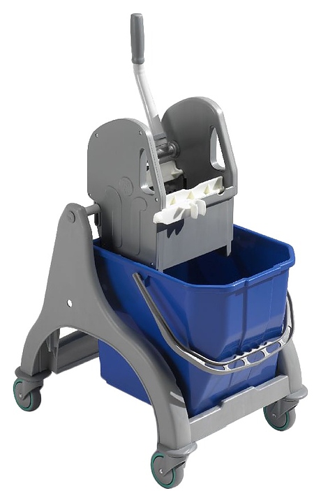 Тележка уборочная TTS Nick Light 25 одноведерная с отжимом Tec, серая