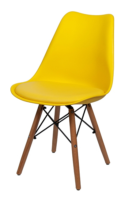 Стул BentWood Eames S/EMS желтый