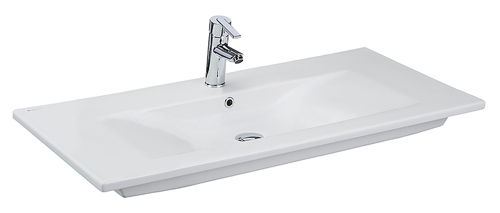 Раковина beWash Ontario 35011101 100х49х13,5 см, фарфор, белая