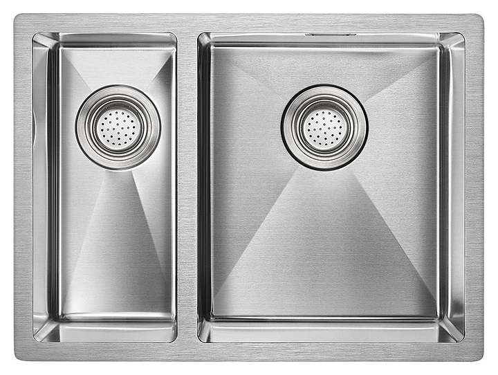 Мойка кухонная Paulmark Annex PM545944-BSR нержавеющая сталь, правая