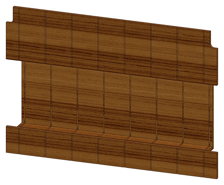 Комплект фасадов лицевой Refettorio Capital RN12A, RN12B, RM12A, RM12D, RM22A, RMN12A, RH12A, RH22A Люкс