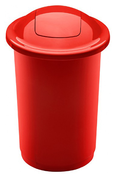 Контейнер для мусора PLAFOR Top Bin 50 л красный