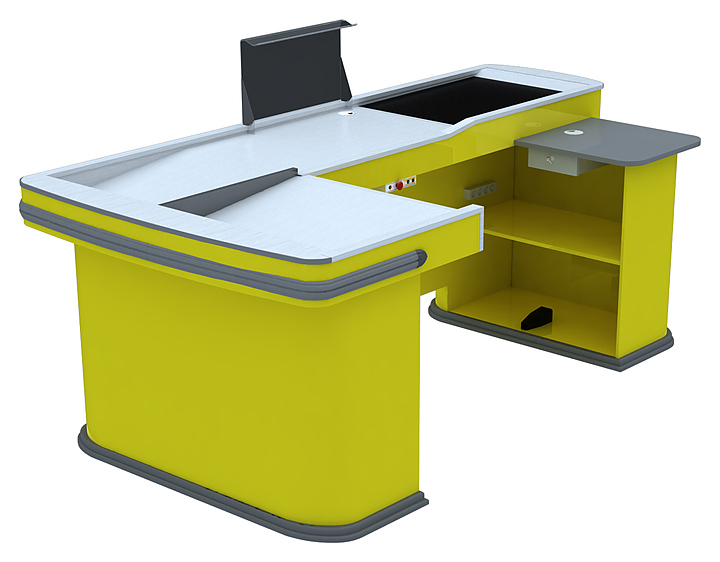 Кассовый бокс Commerce Renessance Супервайд 2490 см, прямой накопитель