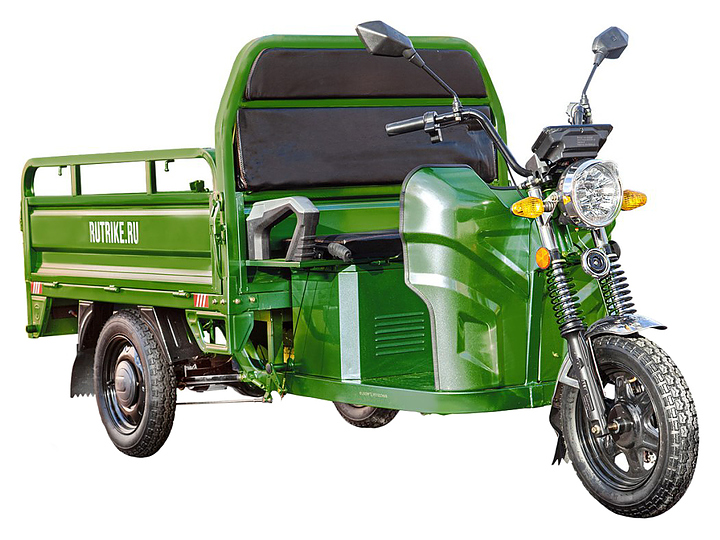 Электроцикл грузовой Rutrike Мастер 1500 темно-зеленый