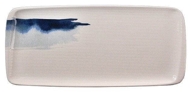 Блюдо сервировочное Bonna Blue Wave BLWMOV35DT 34х16 см (фарфор) прямоугольное