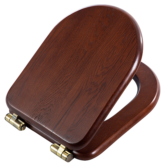 Сиденье для унитаза CEZARES KING PALACE CZR-T-163-W-S-BR петли бронза