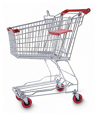 Тележка покупательская Carteno GF 60 л красн.