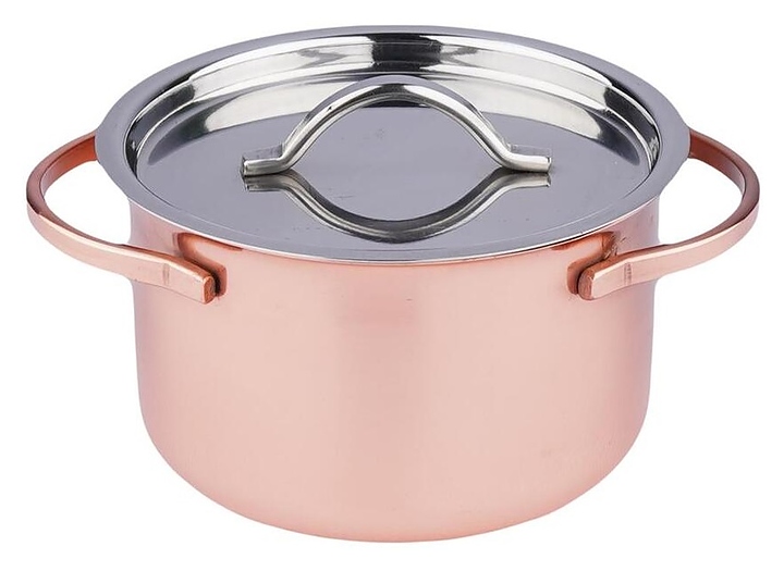 Кастрюля для подачи P.L. Proff Cuisine Copper MC 1002/CP d 11 см h 65 см с крышкой