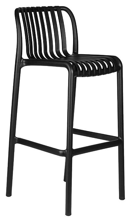 Стул барный DOBRIN 777PP-LMZL CHLOE BAR (черное)